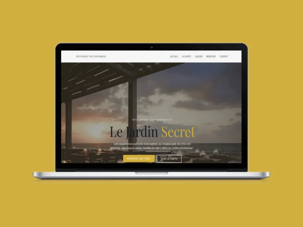 Le-jardin-secret-site-exemple Site exemple Le jardin secret - E'markete agency