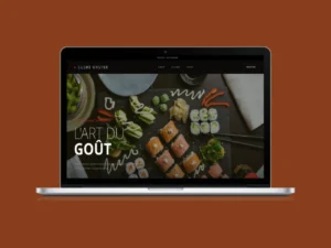 Site exemple de vente de sushi - emarkete agency
